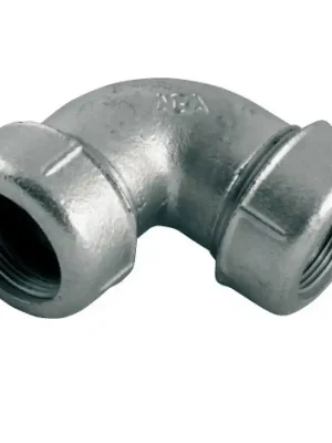 AGAFLEX WOK koleno 1/2", 19,5-21,8mm, oboustranně svěrné, voda, litina/pozink Seizoensaanbieding